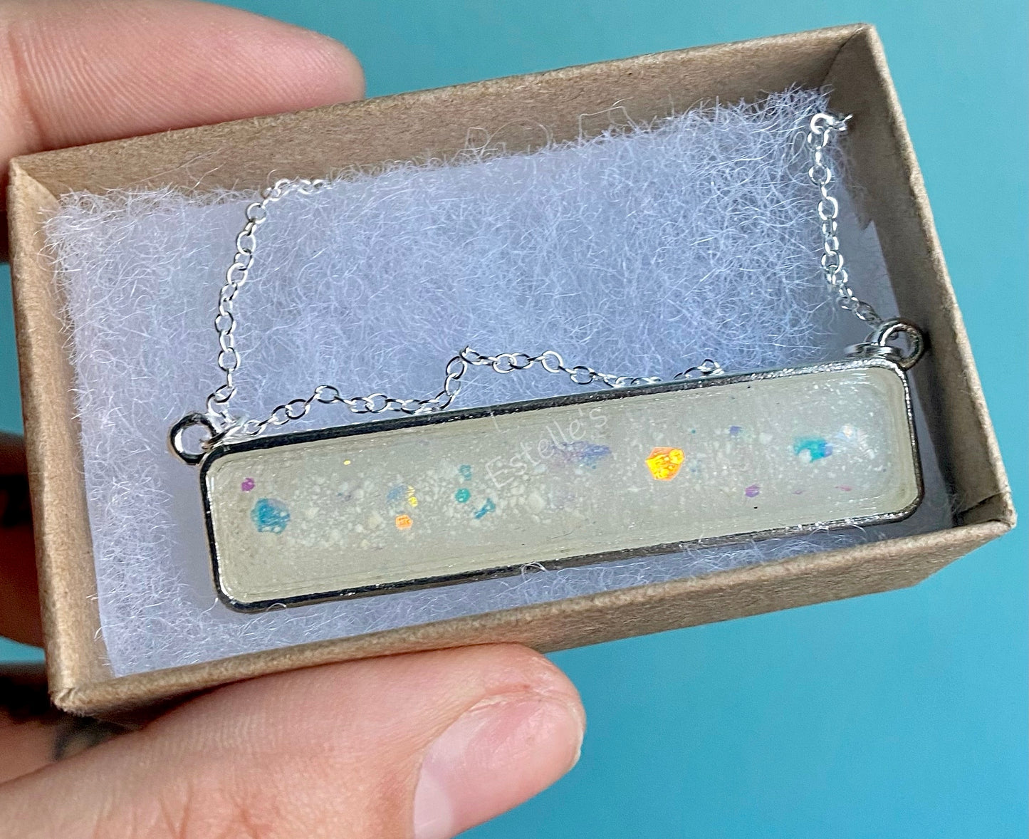 Horizontal Memory Bar Necklace
