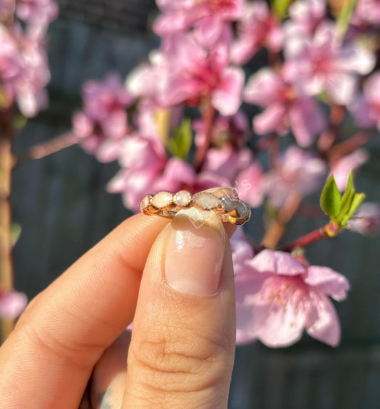 Golden Simple Stacker Band