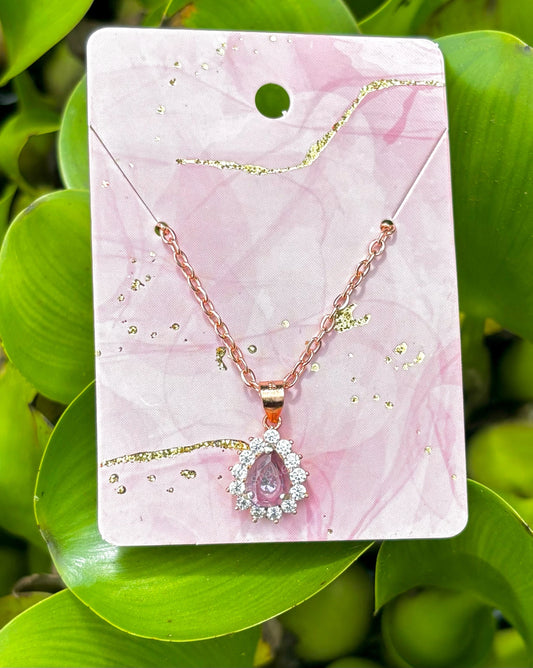 Dazzling Teardrop Pendant